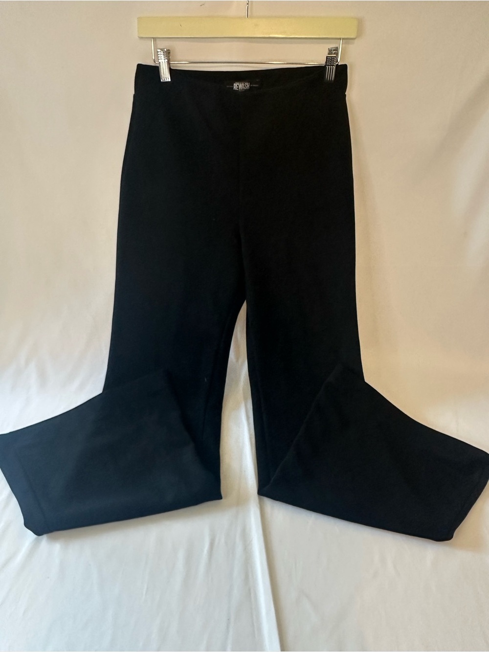 Rewash Black Flare Leg Trousers